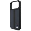 Etui BMW M Perforated Stripe Logo        MagSafe do iPhone 17 Pro Max granatowy